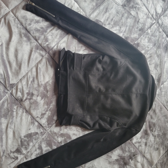 Guess black moto jacket SMALL - Picture 3 of 6
